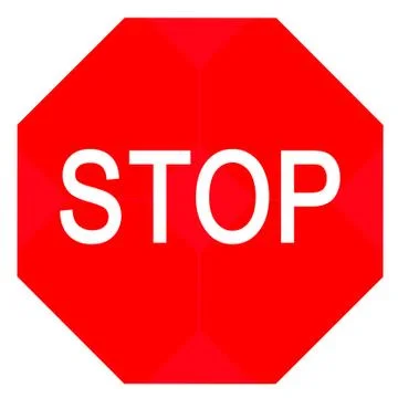 Stop Sign Stock Illustration