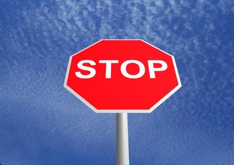 Stop-sign Stock Illustration