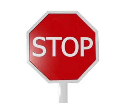 Stop sign Stock Illustration