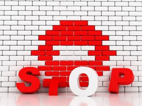 Stop sign Stock Illustration