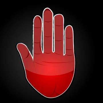 Stop sign Stock Illustration