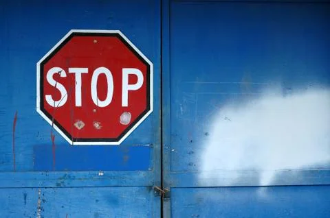Stop sign Stock Photos