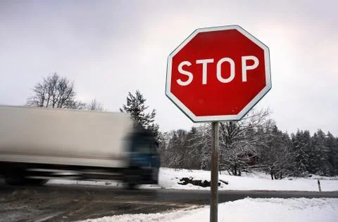 Stop sign Stock Photos