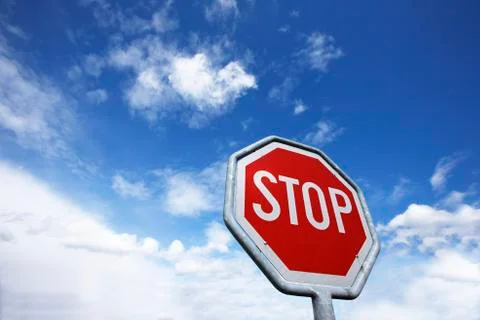 Stop sign Stock Photos