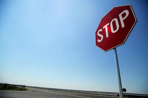 Stop sign Stock Photos
