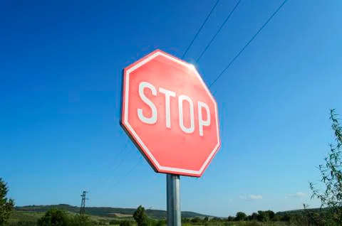 Stop sign Stock Photos