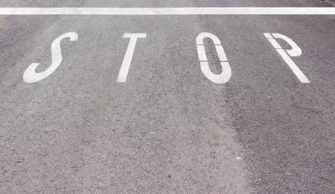 Stop sign Stock Photos