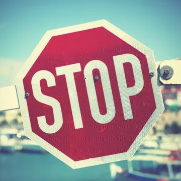Stop sign Stock Photos