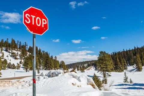 A Stop Sign Stock Photos