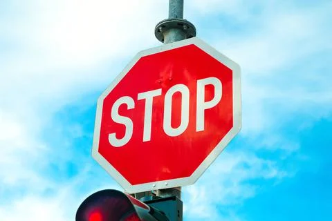 Stop sign Stock Photos