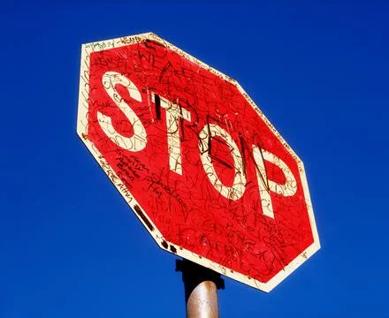 Stop Sign Foto stock