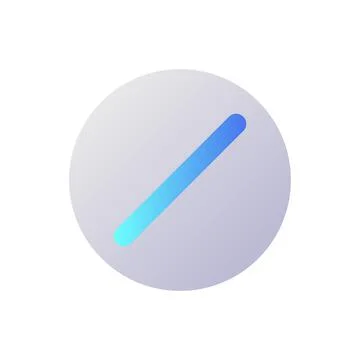 Stop sign pixel perfect flat gradient two-color ui icon 스톡 일러스트