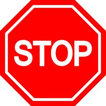 Stop sign vector | Red Stop Sign Stock Illustration