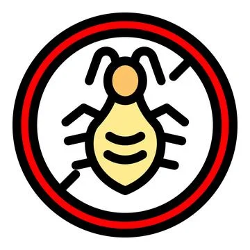Stop sign warning against termites and pests infestation Stock Illustration