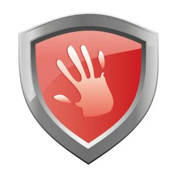 Stop signal Stock Illustration