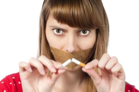 Stop smoking concept Stock Photos