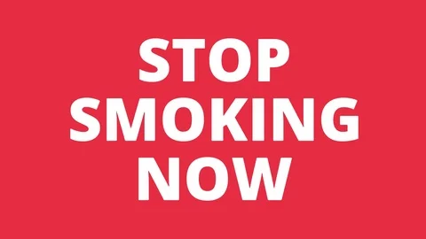 Stop Smoking Now Video stock 116321607