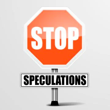 Stop Speculations Stock Illustration