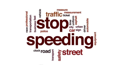 Stop speeding animated word cloud, text design animation. Stock Footage 81047872