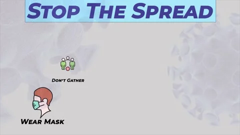 Stop the spread Stock Footage 136212554