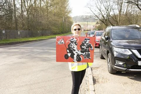 Stop the stink demonstration Stock Photos