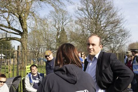 Stop the stink demonstration Stock Photos