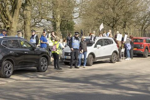 Stop the stink demonstration Stock Photos