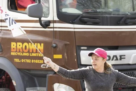 Stop the stink demonstration Stock Photos