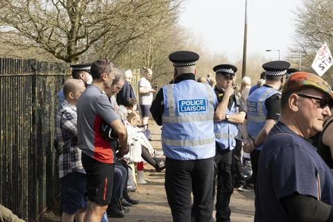 Stop the stink demonstration Stock Photos