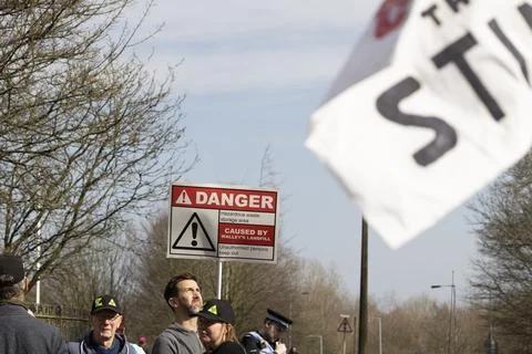 Stop the stink demonstration Stock Photos