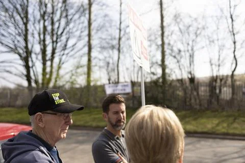 Stop the stink demonstration Stock Photos
