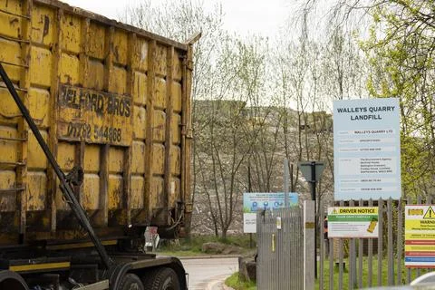 Stop the stink demonstration Stock Photos