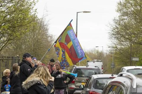 Stop the stink demonstration Stock Photos