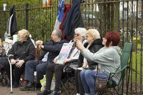 Stop the stink demonstration Stock Photos