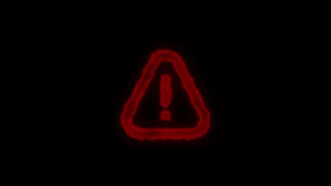 Stop street sign stop neon animated street sign neon exclamation sign loopi.. Stock Footage 305166561