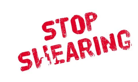 Stop Swearing rubber stamp Stock Illustration
