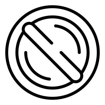 Stop theft icon outline vector. Fraud secure Illustration