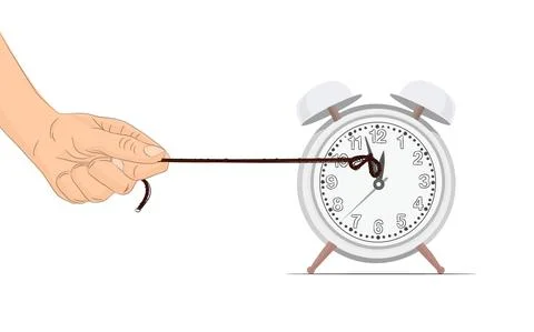 Stop Time concept. Stoping the time in vector illustration. Illustration