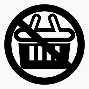 Stop trade. Stock Illustration