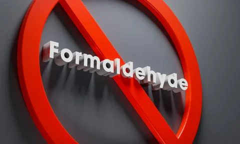 Stop use of Formaldehyde - No Formaldehyde symbol CH2O. For health and envi.. Stock Illustration