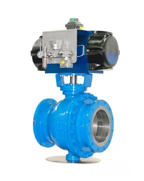 Stop valves high pressure with automatic drive Photos