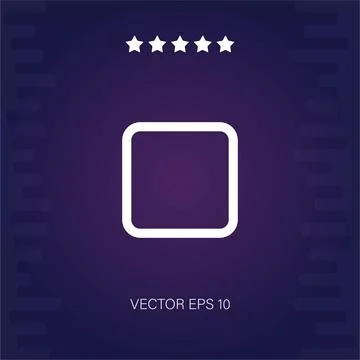 Stop vector icon Stock-Illustration
