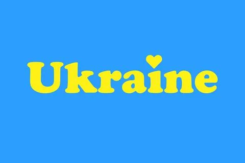 Stop war and No war concept in honor of Ukraine Stock Illustration