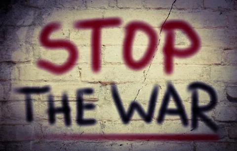 Stop War Concept Stock Illustration