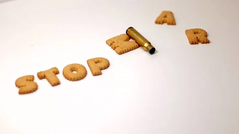 Stop War Cookies Vídeo Stock 171527712