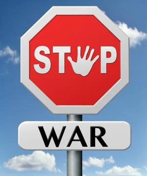 Stop war Illustrazione stock