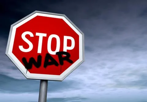 Stop war Stock-Illustration