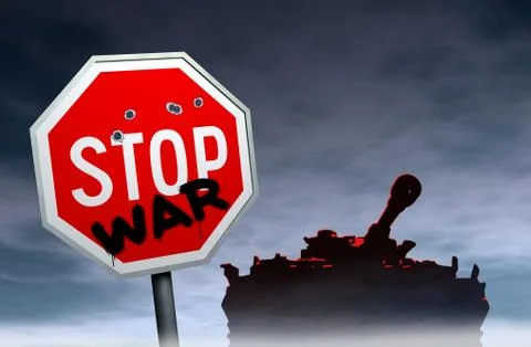 Stop war Stock Illustration