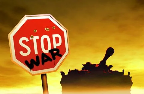 Stop war Stock-Illustration