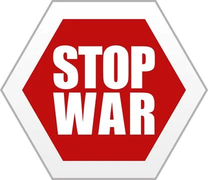 Stop war Illustrazione stock
